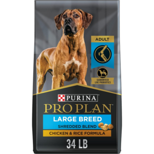 Purina Pro Plan Joint Health Large Breed Dog Food, Shredded Blend Chicken & Rice Formula