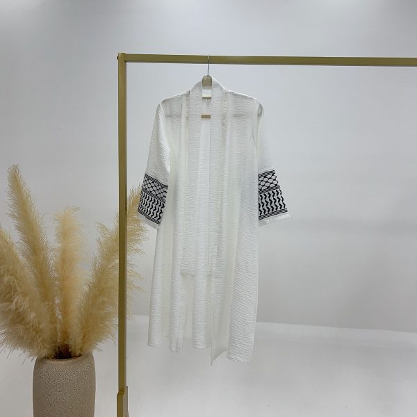 Exquisite Embroidery Tassel Children's Robe Abaya - Image 6