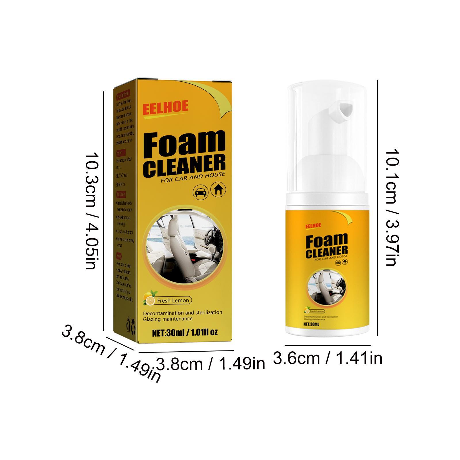 Car Steering Wheel Foam Cleaner Leather Seat Cleaner Multi-purpose Interior Cleaner - Image 2