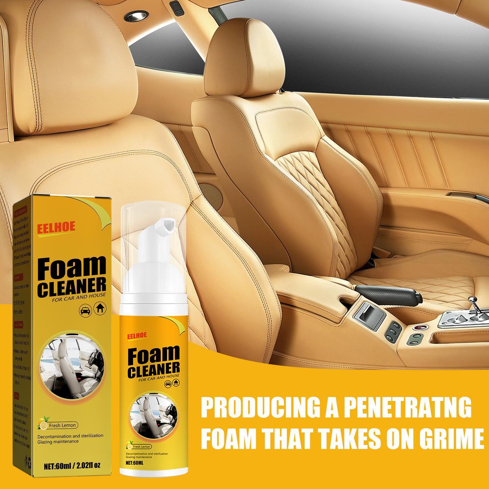 Car Steering Wheel Foam Cleaner Leather Seat Cleaner Multi-purpose Interior Cleaner - Image 10