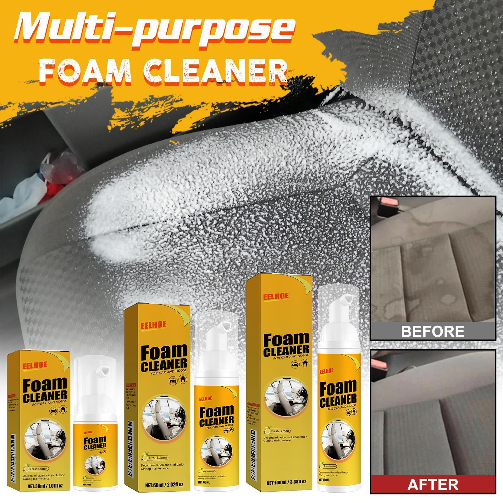 Car Steering Wheel Foam Cleaner Leather Seat Cleaner Multi-purpose Interior Cleaner - Image 7
